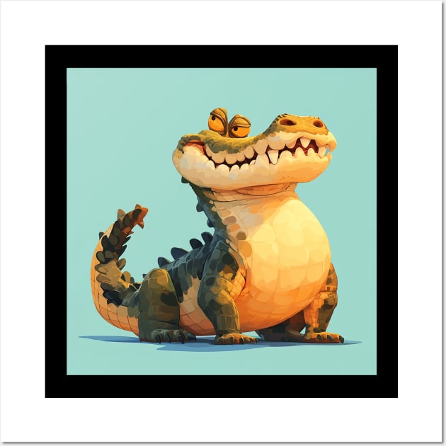 crocodile Wall Art by Stephanie Francoeur Art